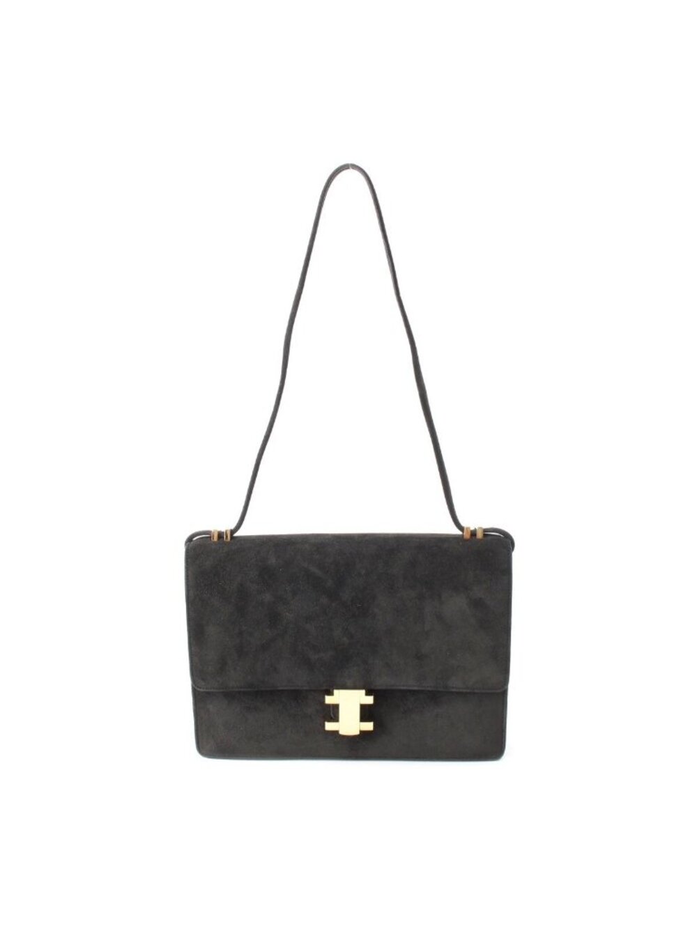 Hermes Vintage Shoulder Bag Black